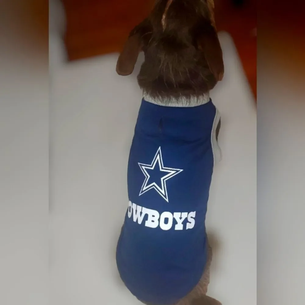 NFL Dallas Cowboys Dog Tshirt Size Small Or Medium